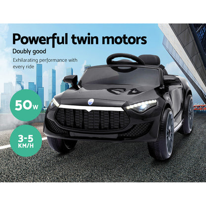 Rigo Kids Maserati Inspired Electric Ride-On (Black)